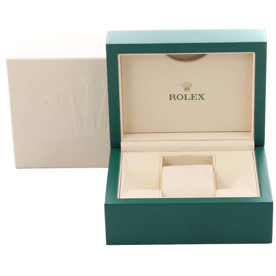 Montre réplique pour femme : Rolex Datejust 31, acier et or blanc, bleu, cadran floral, diamants, 278384 — nouvelle – Photo 8