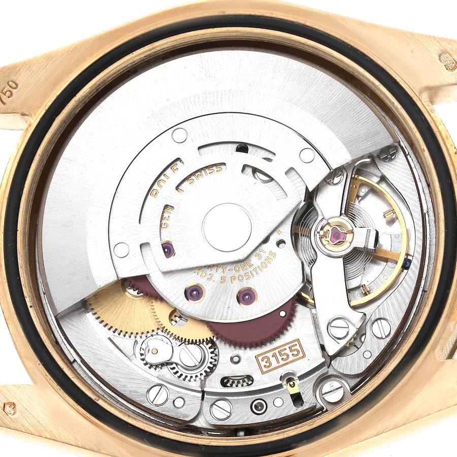 Montre réplique pour homme : Rolex President Day-Date, nacre, diamants, rubis, Myriad, cadran, 118388 — glamour – Photo 6