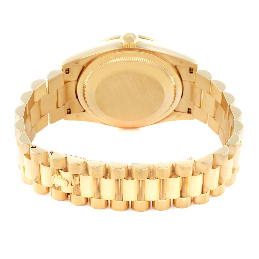 Montre réplique pour homme : Rolex President Day-Date, nacre, diamants, rubis, Myriad, cadran, 118388 — glamour – Photo 7