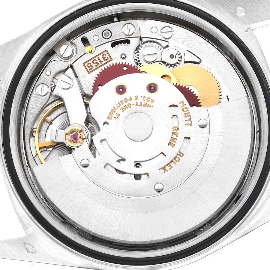 Montre réplique pour homme : Rolex President Day-Date, platine, Myriad, cadran serti de diamants, 18206 — d’une grande finesse – Photo 6