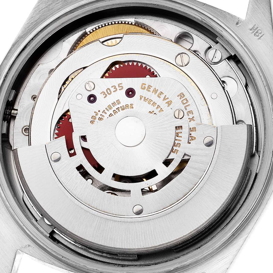 Montre réplique pour homme : Rolex President Day-Date Tridor, blanc, jaune, or rose, diamants, 18039 — de luxe – Photo 6